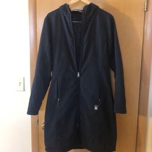 Womens Spyder winter coat sz L black